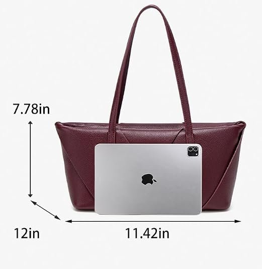 Spacious hobo tote bag with shoulder strap