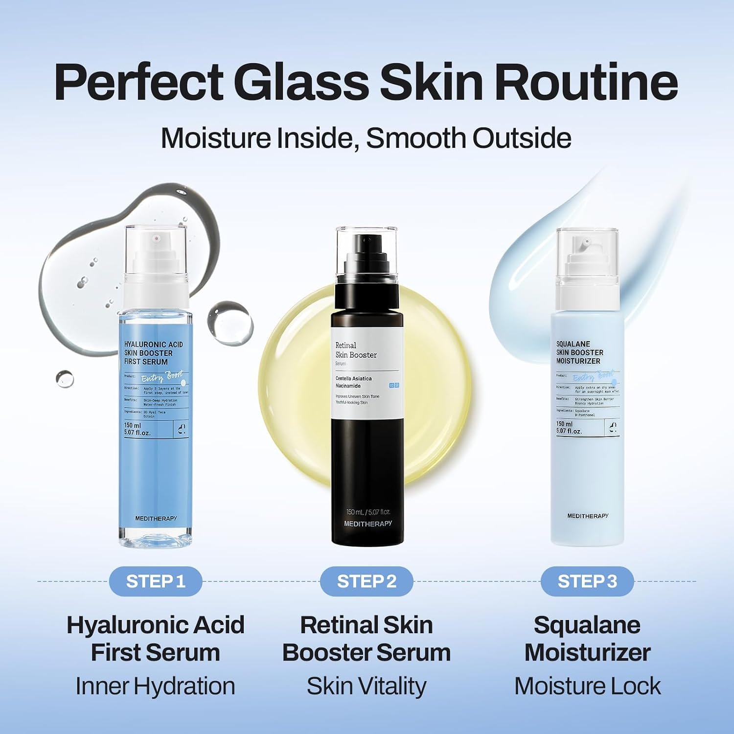 Korean MEDITHERAPY Retinal Skin Booster Serum skincare product