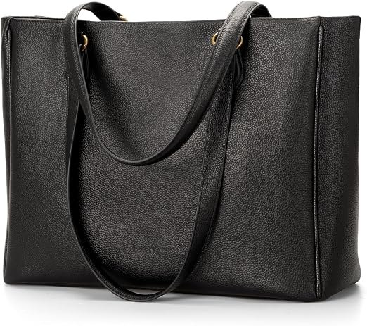 Befen genuine leather tote bag for women in brown with laptop compartment