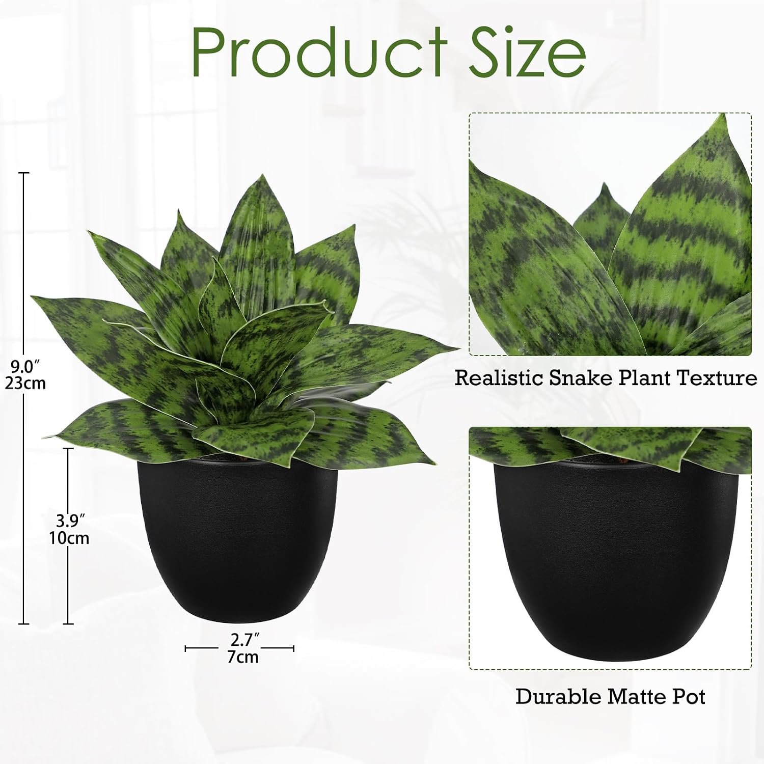 Hollyone Faux Tropical Plant Indoor Outdoor Decor