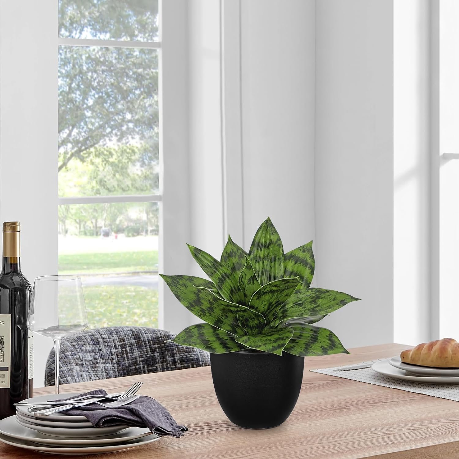 Faux Agave Succulent Plant Home Decor